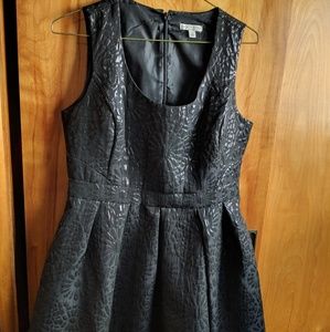 Size 14 Formal black dress with design